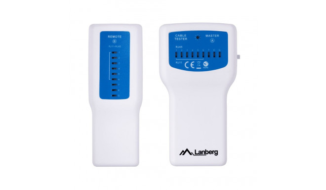 Lanberg NT-0402 network cable tester PoE tester Blue, White