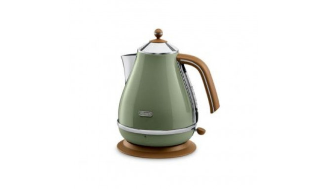 DeLonghi KBOV 2001.GR Kettle Electric 2000 W 1.7 L 360 rotational base Green