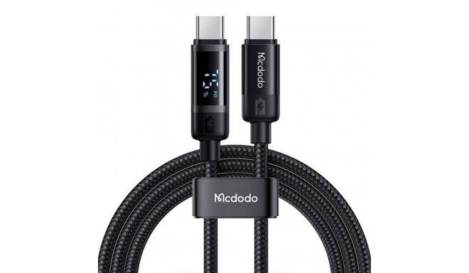 Mcdodo CA-5780 USB-C to USB-C 60W data cable 1.2m (black)