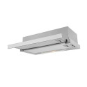 Guzzanti GSL50I cooker hood Semi built-in (pull out) Stainless steel 194 m³/h D