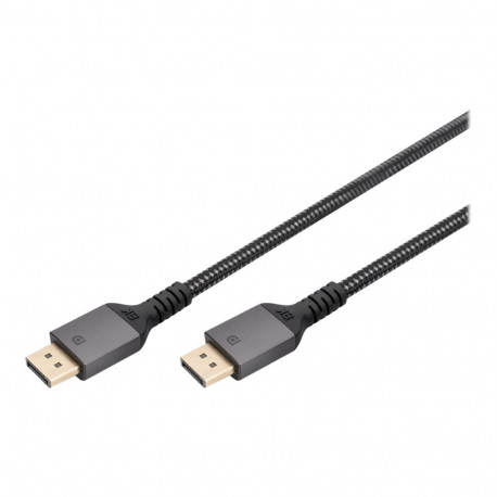 DIGITUS PREMIUM kaabel DP1.4CABLE DP–DP 8K/60Hz 3m alumiiniumkorpus, kullatud, toetab 8K/60Hz