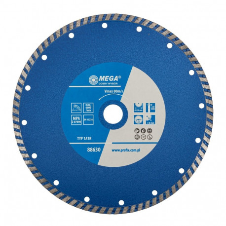 Teemantketas turbo ehitusmaterjalidele 230*2.8*7.0*22.2