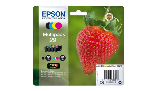 Epson 29 tindikassettide komplekt, 4 värvi