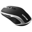 CANYON mouse MW-19 EU Wireless Charge Black Silver