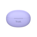 Trust Yavi - Bezprzewodowe słuchawki douszne Bluetooth TWS z etui ładującym & ENC (Fioletowy)