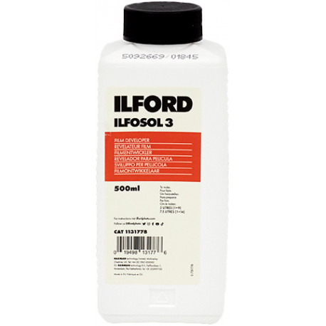 Ilford filmiilmuti Ilfosol 3 0,5l (1131778)
