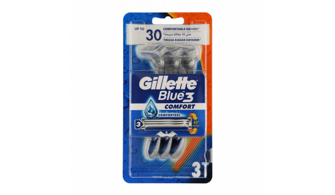 GILLETTE BLUE 2 COMFORT CUCHILLAS DE AFEITAR 3UN