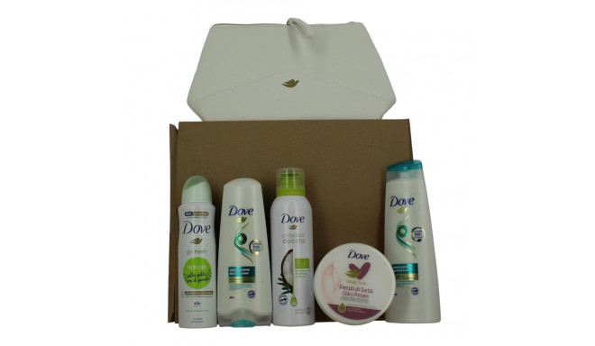 DOVE GO FRESH CREMA SUAVIZANTE 1UN + BALSAMO 1U + ESPUMA DE COCO 1U + CREMA CORPORAL PETALOS 1U + CH