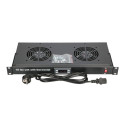 Extralink | Fan Panel | 19", 2 fans, with thermostat