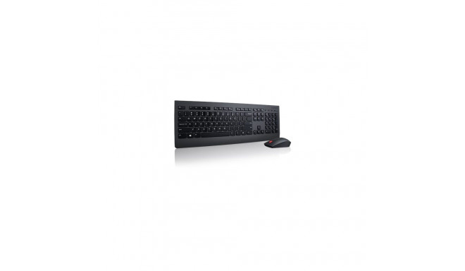 Lenovo 4X30H56829 klaviatuur Hiir kaasas Universaalne RF juhtmevaba QWERTY USA inglise Must