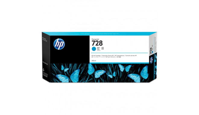 HP 728 300 ml sinine DesignJet tindikassett