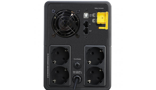 APC Back-UPS, 2200VA, Tower, 230V, 4x CEE 7/7 Schuko outlets, AVR