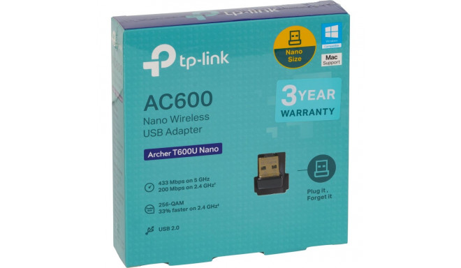 TP-Link Archer T600U Nano juhtmevaba USB adapter