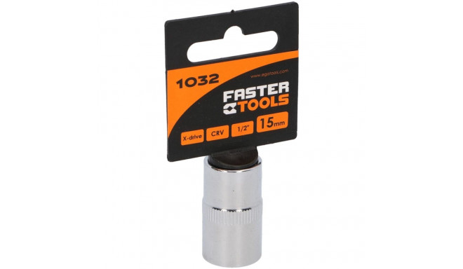 FASTER TOOLS 1/2 kuuskantpadrunid 15