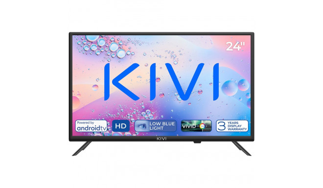 24", Black, HD Ready, Android TV 11, Black, 1366x768, 60 Hz, AV1, Sound 2x5W, 17 kWh/1000h, Energy E