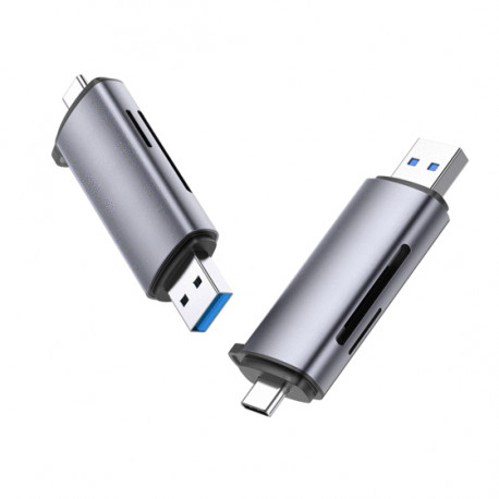 Atminties kortelių microSD, SD skaitytuvas URGEEN USB 3.0/USB-C OTG