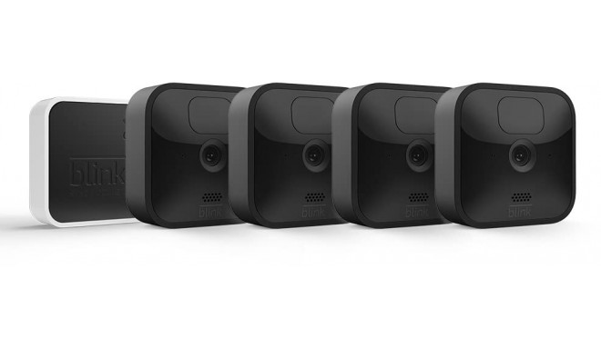 Amazon security camera Blink Outdoor (4 Camera), black
