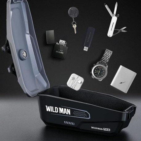 WILDMAN Bike case/holder FK6 frame bag grey-black