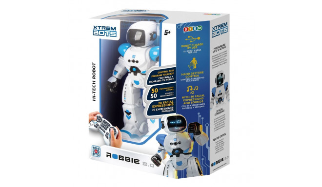 XTREM BOTS interaktiivne robot Robbie bot 2.0