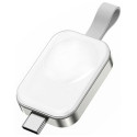 4smarts Wireless Charger for Apple Watch with USB-C input white/white 541225