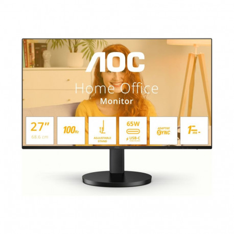 AOC Q27B3CF2 27" IPS QHD 16:9 100 Hz 1 ms 2560 x 1440 pikslit 350 cd/m² HDMI 1 must garantii 36 kuud