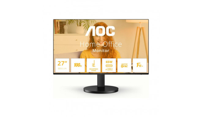 AOC Q27B3CF2 | 27 " | IPS | QHD | 16:9 | 100 Hz | 1 ms | 2560 x 1440 pikslit | 350 cd/m² | HDMI port