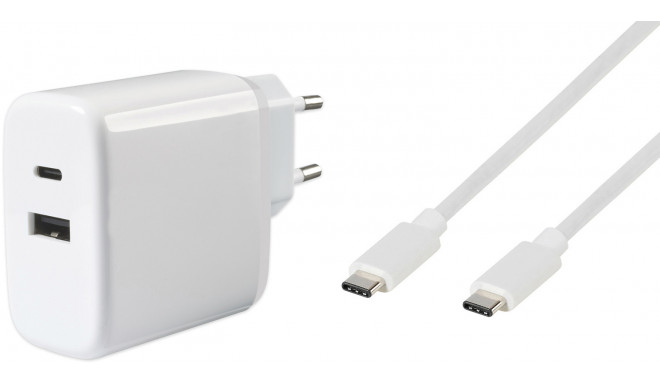 Vivanco беспроводное зарядное устройство USB-C - USB-A 65W 1m (62773) (открытая упаковка)