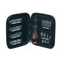 Black&Decker Screwdriver with ratchet and bit set 56 parts (A7104)