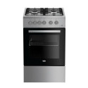 BEKO Gas Cooker FSG52020FX, Width 50 cm, Silver