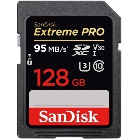 SanDisk atmiņas karte SDXC 128GB Extreme Pro 95MB/s V30