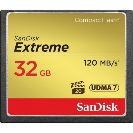 SanDisk mälukaart CF 32GB Extreme 120MB/s