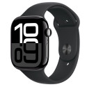 Watch Series 10 GPS 46 mm Jet Black Aluminium Case with Black Sport Band - M/L