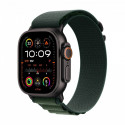 Watch Ultra 2 GPS + Cellular 49 mm Black Titanium Case with Dark Green Alpine Loop - Small