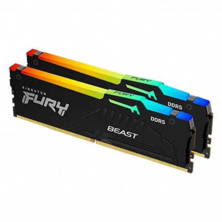 Fury Beast RGB 32GB(2*16GB)/6400 CL32 EXPO must DDR5 mälu