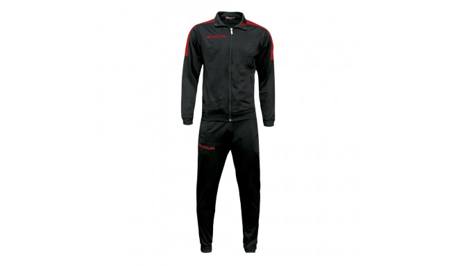 Dres Givova Tuta Revolution czarno-czerwony TR033 1012 3XS