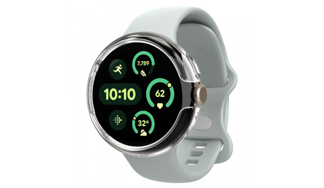 Kaitseümbris Thin Fit, Google Pixel Watch 3 (41mm) / Watch 2 / Watch, läbipaistev, õhuke, Spigen