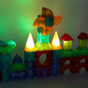 3D konstruktsioon magnetilised tellised LED helendavad 134 el.