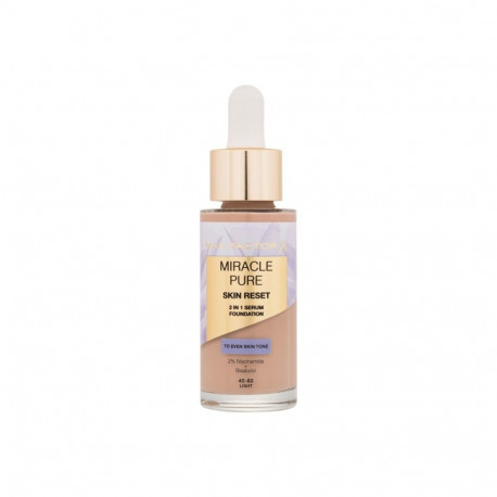 Max Factor Miracle Pure Skin Reset 2in1 Serum Foundation (30ml) (40-60 Light)