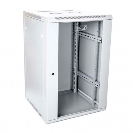 Digitus DN-W19 15U/600 seinapealne rack-kapp helehall
