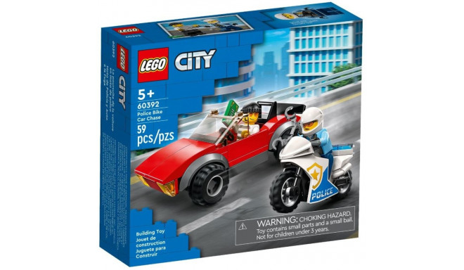 LEGO CITY 60392 POLITSEI RATTA AUTOJÄLGIMINE