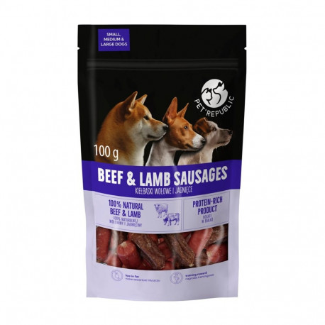 PETREPUBLIC lambakuubikud M koeramaius 100g