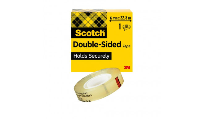 Kleeplint kahepoolne 12mm x 22,8m SCOTCH