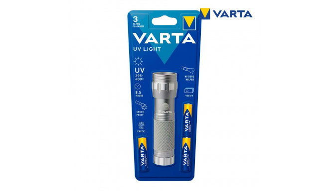 Torch Varta UV lamp Grey Aluminium