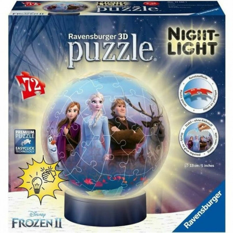 3D Pusle Ravensburger 00.011.141 72 Tükid, osad