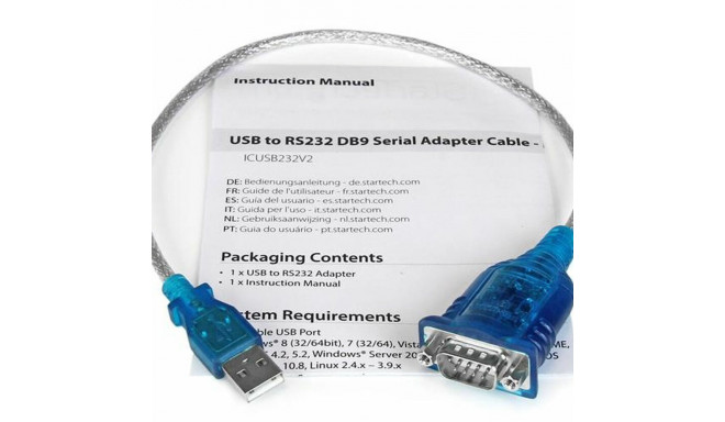 USB-RS232 Adapter Startech ICUSB232V2           Hall