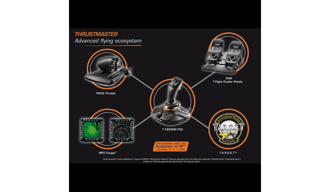 Thrustmaster T.16000M FCS lennupultide komplekt PC-le