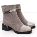 D&A S.Barski ankle boots with decorative heel Premium Collection W MR880-018 OLI269C (37)