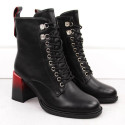 D&A S.Barski ankle boots with decorative heel Premium Collection W MR880-132 OLI270 (38)