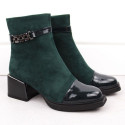 D&A S.Barski ankle boots with decorative heel Premium Collection W MR880-018 OLI269B (38)