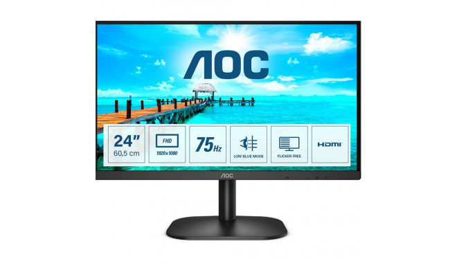 AOC B2 24B2XHM2 computer monitor 60.5 cm (23.8") 1920 x 1080 pixels Full HD LCD Black